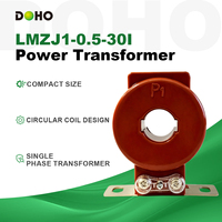 Transformador de Corriente Circular Monofásico de Una Bobina DOHO LMZJ1-0.5-30I-0.2s, Entrada de 0.5KV, Medición de Corriente de 50/60Hz