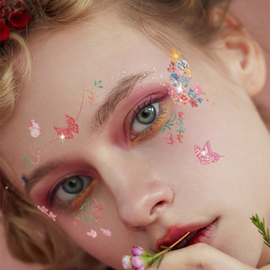 <b>Glitter</b> Freckle Face Temporary Tattoo Stickers Waterproof Long Lasting Fashion Body Art Makeup Decals Custom Designs - Product Image 1