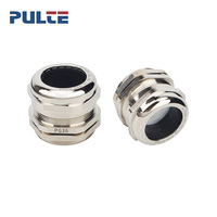 Presse-étoupe basse tension en laiton nickelé PULTE PG36 |   Connecteur métallique étanche IP68 certifié CE/ROHS 24-32mm électrique