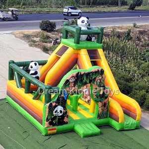 Sân chơi ngoài trời <span class=keywords><strong>Panda</strong></span> chủ đề vui chơi giải trí công viên nhà bị trả lại với các chướng ngại vật <span class=keywords><strong>Panda</strong></span> <span class=keywords><strong>Inflatable</strong></span> trượt nhảy lâu đài <span class=keywords><strong>Combo</strong></span> - Product Image 6