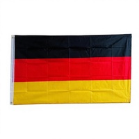 Drapeau personnalisé en polyester 3x5 pieds (90x150cm) aux couleurs vives, avec œillets en laiton, pour affichage extérieur, logo personnalisé