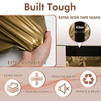 Tente de survie d'urgence thermique en feuille aluminisée imperméable pour 2 personnes
