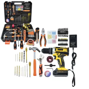 High Quality 112PCS 12V Electric Power Drills And Drill Bit For Personal And Professional-Grade Use Lithium Drill Set