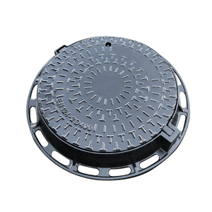 Cubierta de alcantarilla de hierro fundido de Rumania, producción de anillo de goma EN124 D400, cubierta redonda de 630mm, cubierta de alcantarilla de hierro dúctil - Product Image 6