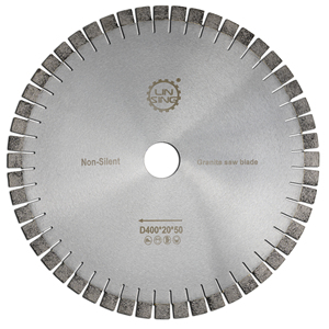 Herramientas de diamante de larga vida útil D400mm hoja de sierra de diamante de dientes cortos segmentados para corte de granito - Product Image 2