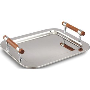 Plateau métallique en aluminium doré pour fête, mariage et festival, adapté aux assiettes à salade. - Product Image 5