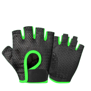 شعار مخصص تصنيع المعدات الأصلية العلامة التجارية للكبار قفازات اللياقة البدنية ركوب الدراجات تنفس شبكة النسيج مع تصميم الأسلحة الرياضية - Product Image 1