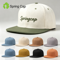 Gorra de Béisbol Personalizada de Color Sólido con Bordado, MOQ Bajo, Gorra de Sarga de Algodón Premium con Logotipo de Parche Cosido para Ropa Deportiva Casual