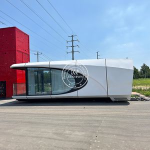 Casa Personalizable, Contenedor Cuadrado Inteligente de Acero, Cápsula Impermeable para Exteriores, Cabina Moderna para Dormir, Casa Cápsula Espacial con Muebles - Product Image 3