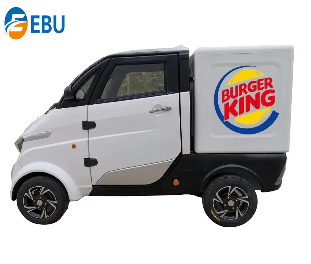 2020 yeni EEC avrupa'da sıcak satış L6e Mini Van elektrikli araba gıda Pizza teslimat şehir lojistik araçlar için