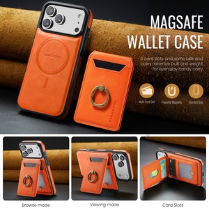 เคสโทรศัพท์แบบกระเป๋าหนัง PU แม่เหล็กสำหรับ iPhone 18 12 13 14 15 16 17 Pro Max พร้อมช่องใส่บัตรและขาตั้งป้องกัน ขายส่ง - Product Image 2