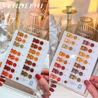 Vendeeni 15 Couleurs Vernis Gel Disco Diamant Réfléchissant Pailleté Vente en Gros OEM Vernis à Ongles