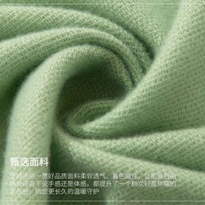 Écharpes d'hiver carrées Angela de couleur unie, 57 couleurs, écharpes de créateurs, marques célèbres, bleu Giorgio Morandi, luxe pour femmes - Product Image 2