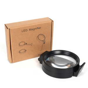 Kính lúp cầm tay 2x chống ánh sáng LED, thấu kính kính 90mm, tầm nhìn sáng rõ tối ưu, thị lực kém, chất liệu nhựa acrylic quang học - Product Image 3