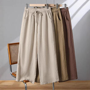 <span class=keywords><strong>Pantaloni</strong></span> Casual in <span class=keywords><strong>Lino</strong></span> per <span class=keywords><strong>Donna</strong></span>, Ultima Tendenza, Asciugatura Rapida, Cargo, Elastici, Colore e Taglia Personalizzabili, ODM, <span class=keywords><strong>Pantaloni</strong></span> Sostenibili in <span class=keywords><strong>Lino</strong></span> - Product Image 5