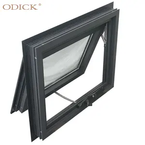 Cheap Price Villa Home Manual Aluminum French Window Awning Reinforced Awing Window