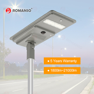 Solar LED Road <b>Light</b> CE ROHS 60W 80W 100W 120W 51Ah 180Lm/W LiFePO4 <b>PIR</b> Sensor LED Solar <b>Outdoor</b> Street <b>Light</b> - Product Image 3