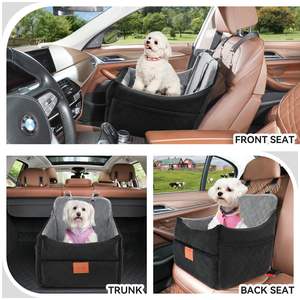 Asiento de coche lavable para perros con refuerzo, cama para mascotas, sofá ortopédico de espuma en forma de huevo, asiento elevador de viaje para perros, venta al por mayor, nuevo diseño, sofá para perros - Product Image 3