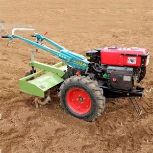 CDHB Brand Walk Behind Diesel Engine 18HP 2WD Gear Drive High Productivity Small <b>Walking</b> Tractor - Product Image 2