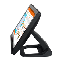 Système de point de vente tactile 15,6 pouces avec boîtier métallique pliable, excellente dissipation thermique, LED8-VFD220 en option pour le commerce de détail et la restauration
