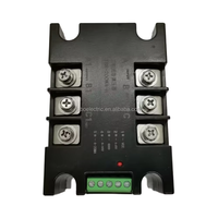 3 Fasa 220V 380V 440V SCR TSR-100WA-H 100A Solid State Relay 0-10V 4-20mA Modul Pengatur Tegangan, Suhu, dan Peredupan