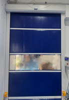 Porte à enroulement rapide en PVC de technologie avancée, moderne, pour atelier, étanche, finition de qualité, ouverture latérale électrique en acier inoxydable
