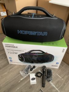 Altavoz Inalámbrico Portátil A90 de 700W con Woofer de Alta Potencia, Máquina de <span class=keywords><strong>Karaoke</strong></span> para Exteriores con Micrófono Inalámbrico - Product Image 6