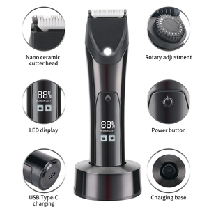 Pritech Mannen Elektrische Lies Haar Trimmer Body Grooming Clipper Oplaadbare Body Haar Scheerapparaat Scheerapparaat Schaamhaar Trimmer - Product Image 2