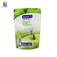 Emballage de shampooing personnalisé en usine pochette debout emballage de savon liquide pochette de recharge pour savon