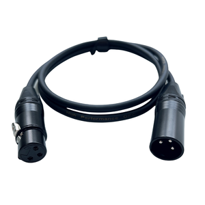 Черный спиральный кабель XLR: Сбалансированная передача + анти-помехи + Блокировка разъема, идеально подходит для профессиональной записи и Live - Product Image 3