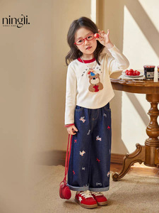 <span class=keywords><strong>T</strong></span>-<span class=keywords><strong>shirt</strong></span> à manches longues pour bébé fille, motif dessin animé, collection Printemps-Automne, hauts tendance pour jeunes filles - Product Image 5
