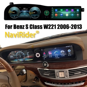 Reproductor Multimedia para Automóvil con Pantalla LCD Android Integrada 3 en 1, Radio y GPS para Mercedes Benz Clase S W221 CL W216 2006-2013 - Product Image 2