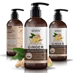 Sevich Professional Anti Hair Loss Champú orgánico natural a base de hierbas y jengibre