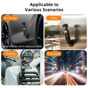 ฐานยึดแม่เหล็กแบบปลดเร็วปรับได้สำหรับ DJI <span class=keywords><strong>Osmo</strong></span> <span class=keywords><strong>Pocket</strong></span> 4/3 ตัวแปลงขายึดสำหรับใช้งานกลางแจ้งสำหรับ Vlog/ปั่นจักรยาน/ในรถยนต์ - Product Image 3