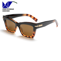 Lunettes de soleil œil de chat personnalisées OEM TR90 UV400 polarisées pour adultes unisexes, taille 53-20-143, fournisseur direct d'usine