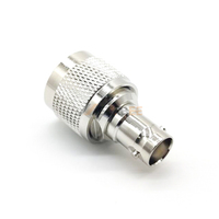 Adaptateur coaxial RF droit N mâle vers BNC femelle, connecteur N-M/BNC-F, convertisseur coaxial RF BNC mâle vers N femelle 50 Ohm à faible VSWR