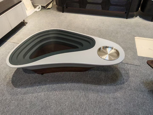 โต๊ะกาแฟดีไซน์มินิมอลสุดสร้างสรรค์ รุ่น <span class=keywords><strong>Abyss</strong></span> สำหรับห้องนั่งเล่น อพาร์ทเมนต์ขนาดเล็ก โต๊ะกาแฟทรงศิลปะ รุ่น LD-B606 - Product Image 3