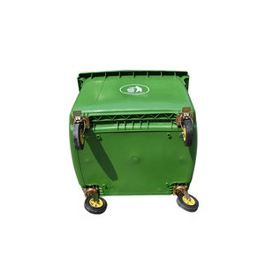 Outdoor Wheeled square 1100L Large Plastic Dustbin Garbage <strong>Bin</strong> in Stock