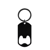 Porte-clés en acier inoxydable avec logo gravé au laser, pendentif, impression couleur UV, matériau vierge, cadeau de vacances, porte-clés en métal gravé