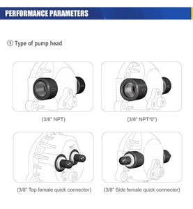 Pompa Booster RO Handwei 24VDC 1200GPD (Pompa a Diaframma con Motore DC) ad Alta Pressione per Depuratori d'Acqua, Distributori Automatici, Macchine da Caffè e Bevande - Product Image 5