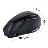 Batterie lithium pour vélo électrique 48V, style réservoir de carburant, 20Ah, 30Ah, 35Ah, 25Ah, courant de décharge adapté aux vélos électriques de montagne et trottinettes électriques de 350W à 2500W