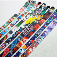 Lanière en nylon de 20 mm personnalisée avec logo imprimé, sans minimum de commande, pour le bureau, les expositions, la promotion, les cadeaux