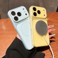 Nouvelle coque de téléphone minimaliste transparente avec grande fenêtre pour appareil photo pour iPhone 17 Pro Max 16 Pro Max – Housse de protection