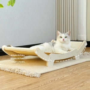 Grenzüberschreitendes Bestseller-Sisal-Katzenbett: Sommer-Hängematte, abnehmbar, waschbar, Liege, Kratzbaum, Campingbett - Product Image 3