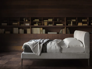 Cama de Diseño Italiano Directamente de Fábrica China, Cabecera Tapizada, Estructura de Listones, Espacio de Almacenamiento, Gran Comodidad - Product Image 4