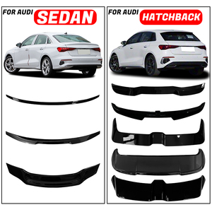 Aileron arrière en fibre de carbone pour <span class=keywords><strong>Audi</strong></span> A3 A4 A5 A6 TT Sedan - Product Image 2