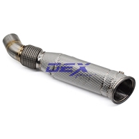 Tuyau d'échappement DEX pour moteur B58 3.0T, bouclier thermique SS304, 2016+, F20 F30 G20 G30 G31 M140i M240i M340i 440i 540i 740i