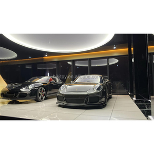 Showroom Parking Lot <span class=keywords><strong>1</strong></span>:<span class=keywords><strong>18</strong></span> Diecast Car Model Fix Parking Space Modelo de garaje de madera maciza Hecho a mano Diy Escena Modelo Personalización - Product Image 4