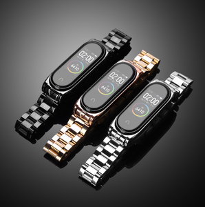 Nueva <span class=keywords><strong>Serie</strong></span> 43027 de 6 colores de acero inoxidable sólido <span class=keywords><strong>mi</strong></span> banda <span class=keywords><strong>4</strong></span> reloj correa de metal para xiao <span class=keywords><strong>mi</strong></span> - Product Image 5