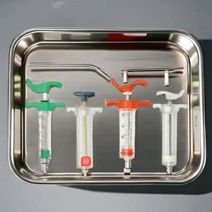 <span class=keywords><strong>Jeringa</strong></span> veterinaria reutilizable <span class=keywords><strong>de</strong></span> acero inoxidable para mascotas Vacuna animal y <span class=keywords><strong>aguja</strong></span> <span class=keywords><strong>de</strong></span> tratamiento <span class=keywords><strong>de</strong></span> alimentación - Product Image 3